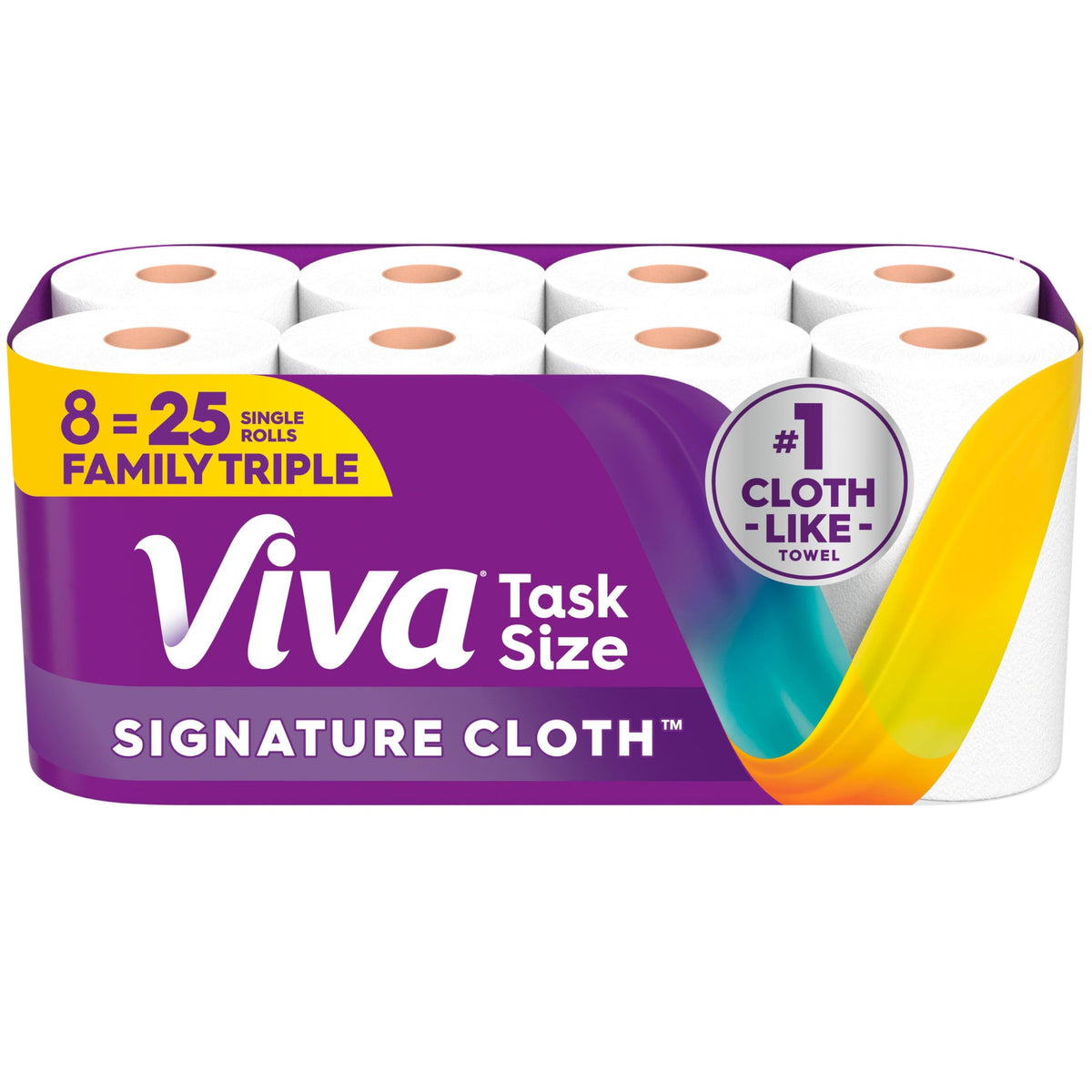 Cloth Paper Towels, 8 Triple, 141 Sheets per Roll B9642