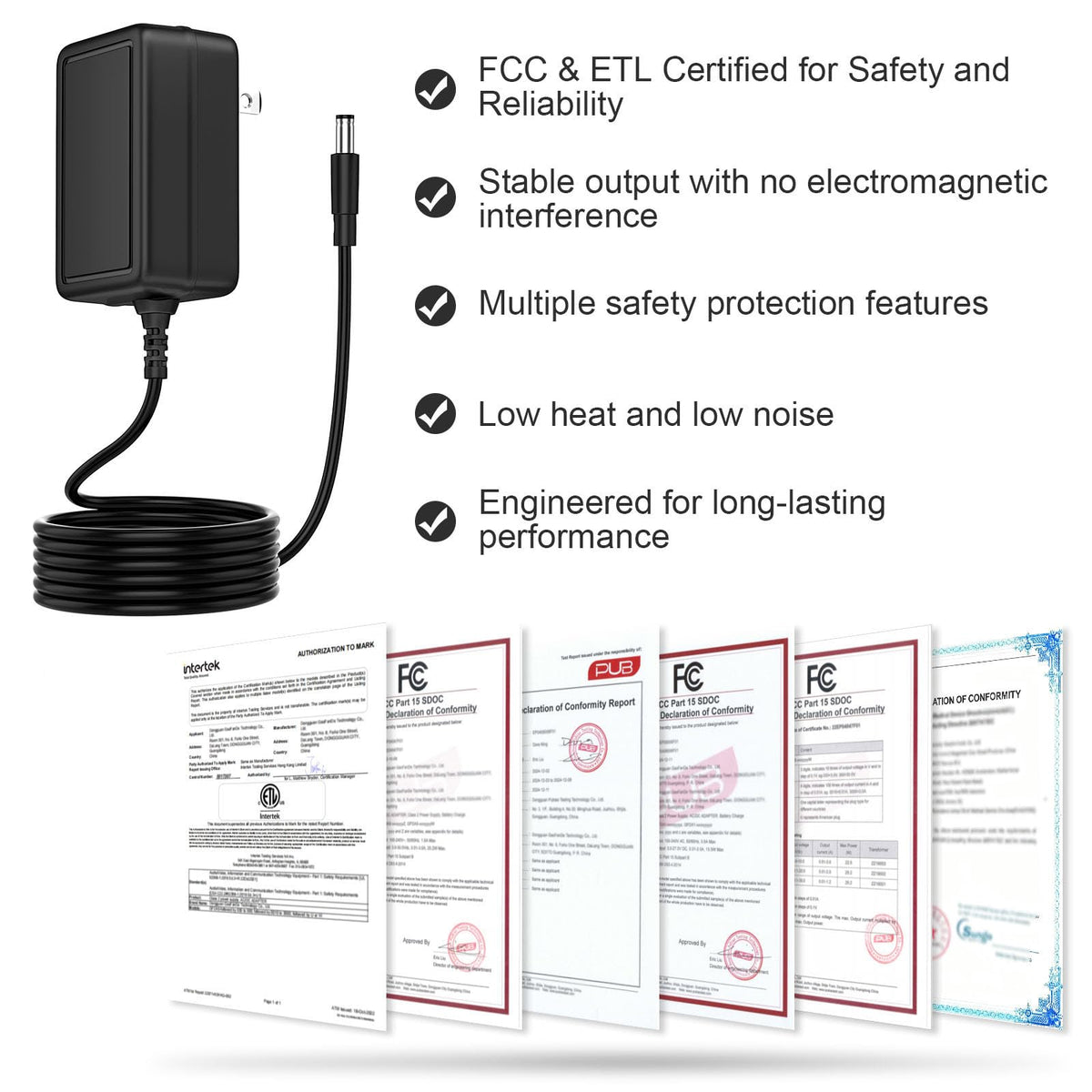 12V AC/DC Adapter N4689