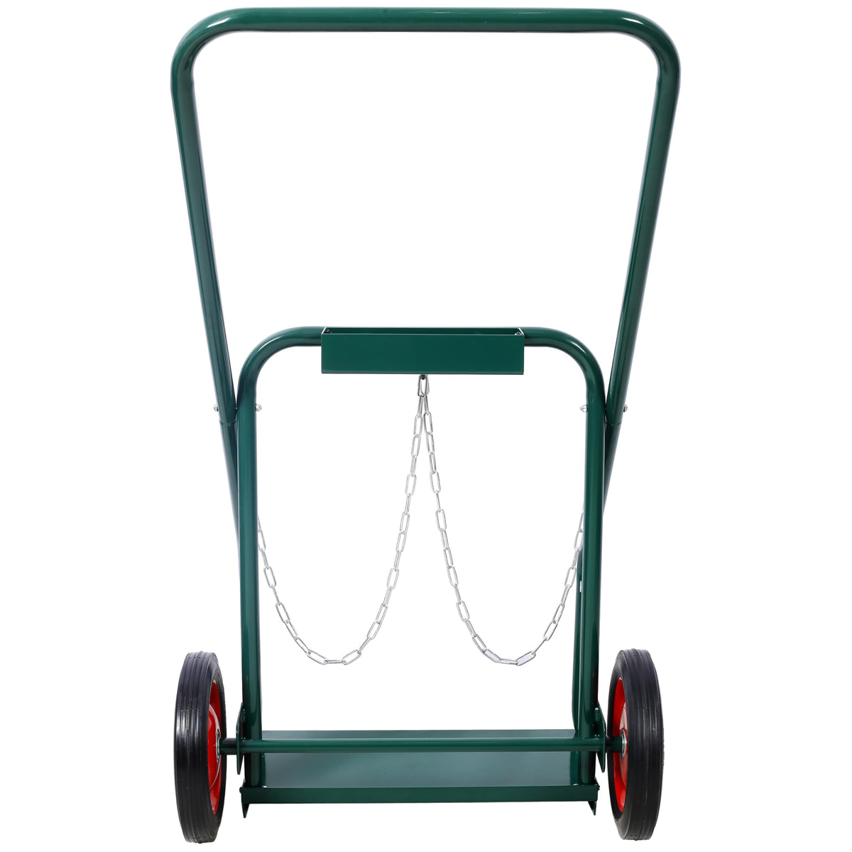 440 lb Capacity Welding Cylinder Hand Truck with 10-Inch Solid Rubber Wheels I549