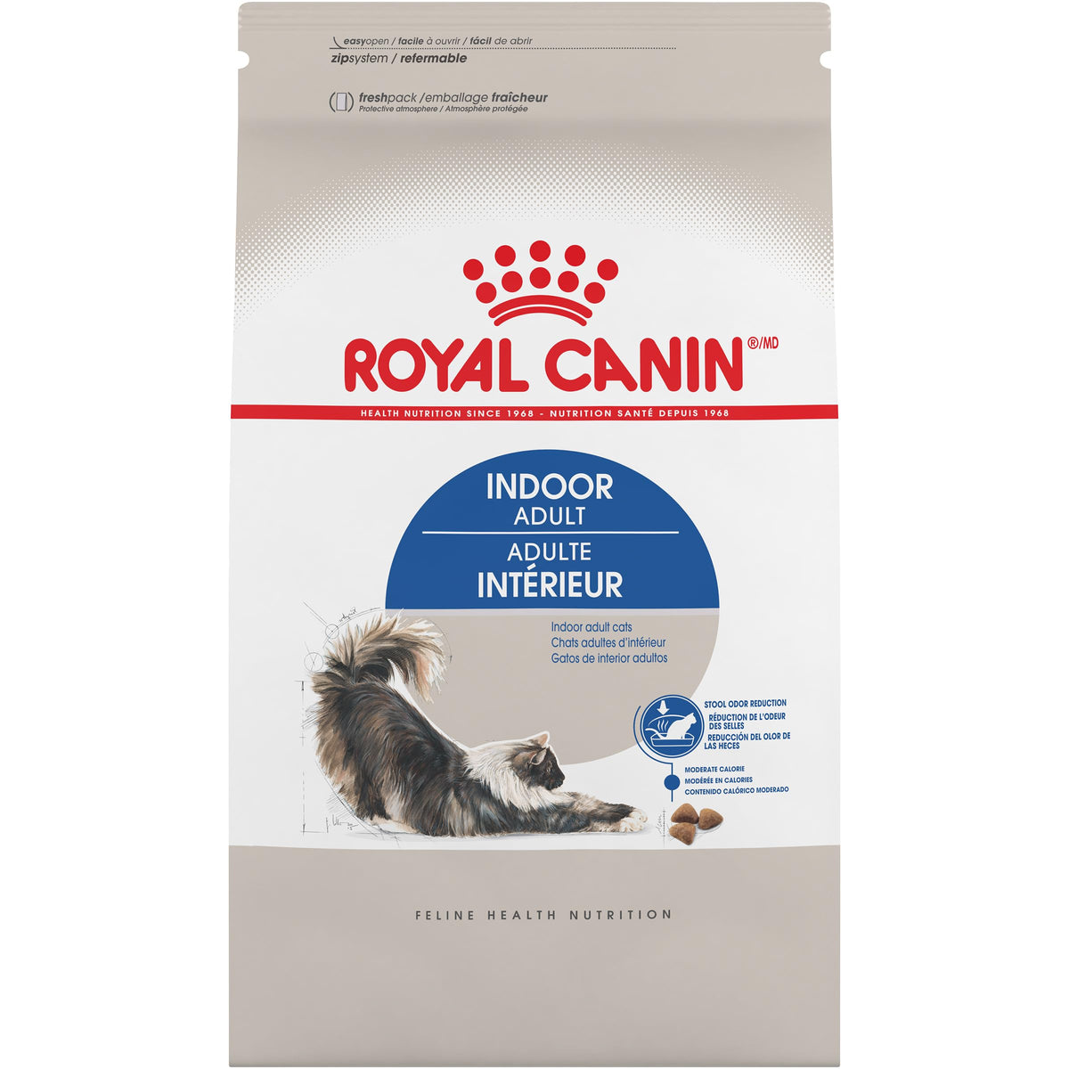 Indoor Adult Dry Cat Food 15 lb Bag R10329