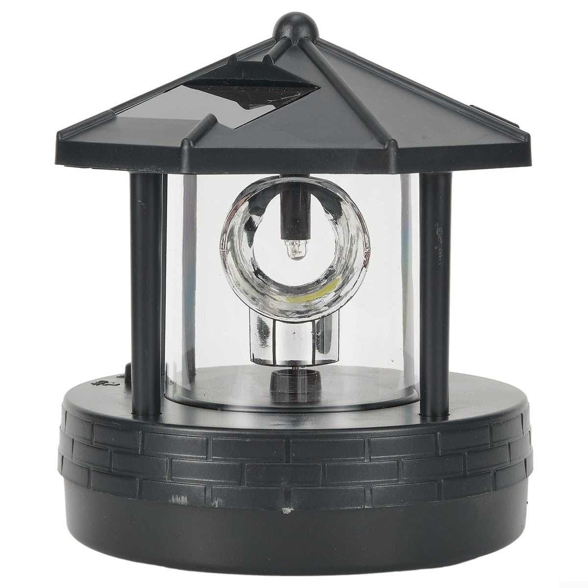 Solar Powered Lighthouse IP65 360 Degree Rotating Lamp S3632