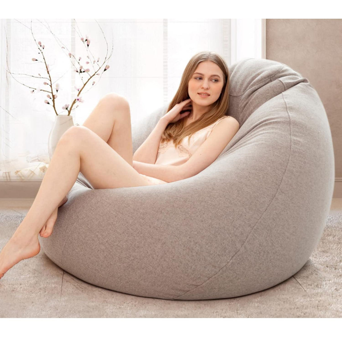 Yellow Bean Bag Chair Cover 70x80cm M70508