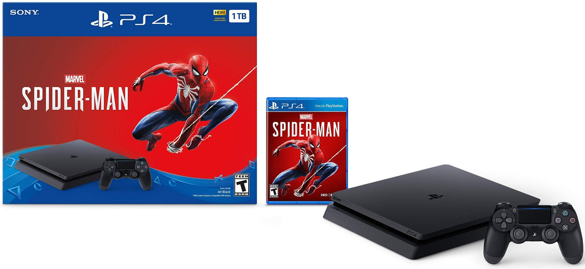 Playstation 4 Slim 1TB SSD Console with Wireless Controller J593449