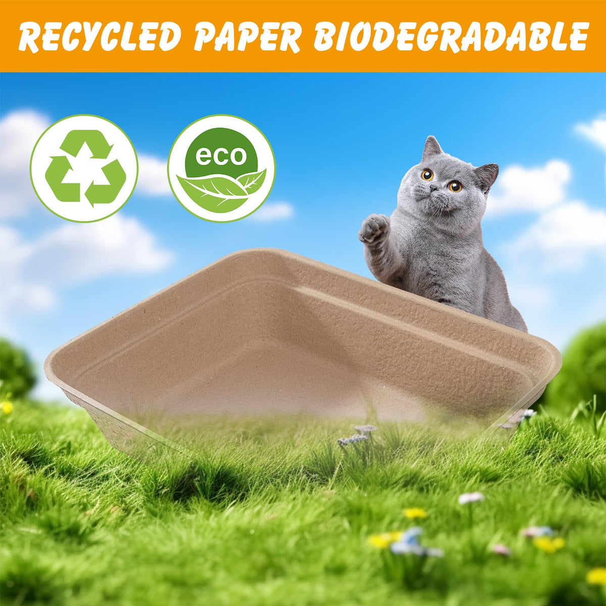 Disposable Cat Litter Box 9-Pack M628668