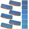 4x36 Inch 18 Pcs 6 Grits Zirconia Sanding Belts J77582
