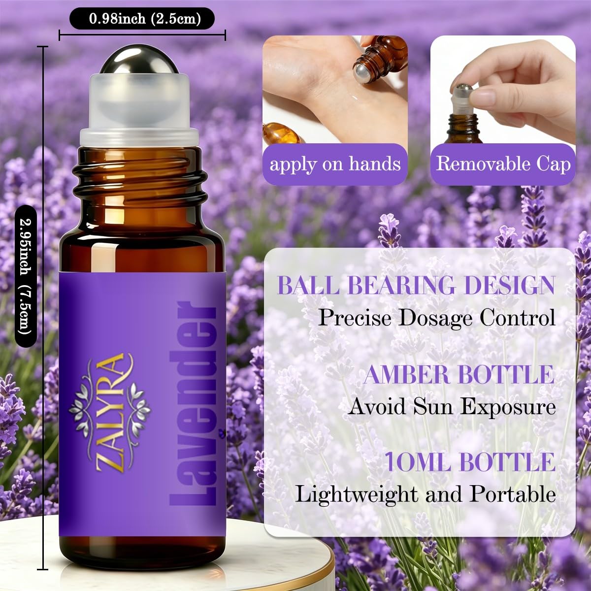 Cherry Blossom & Lavender Essential Oil 4 Fl Oz + 0.33 Fl Oz B83706