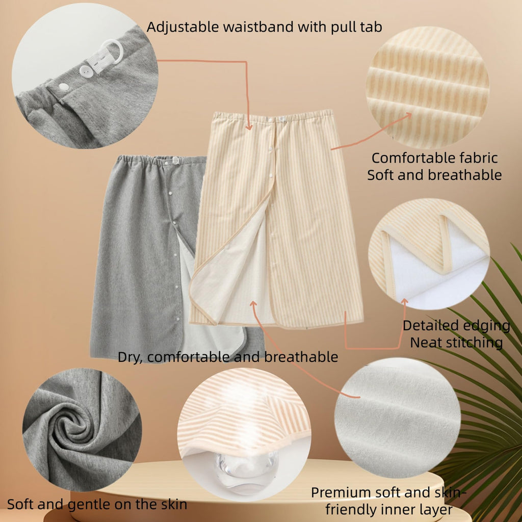 Full Open Waterproof Adjustable Reusable Adult Diaper Skirt Z505210