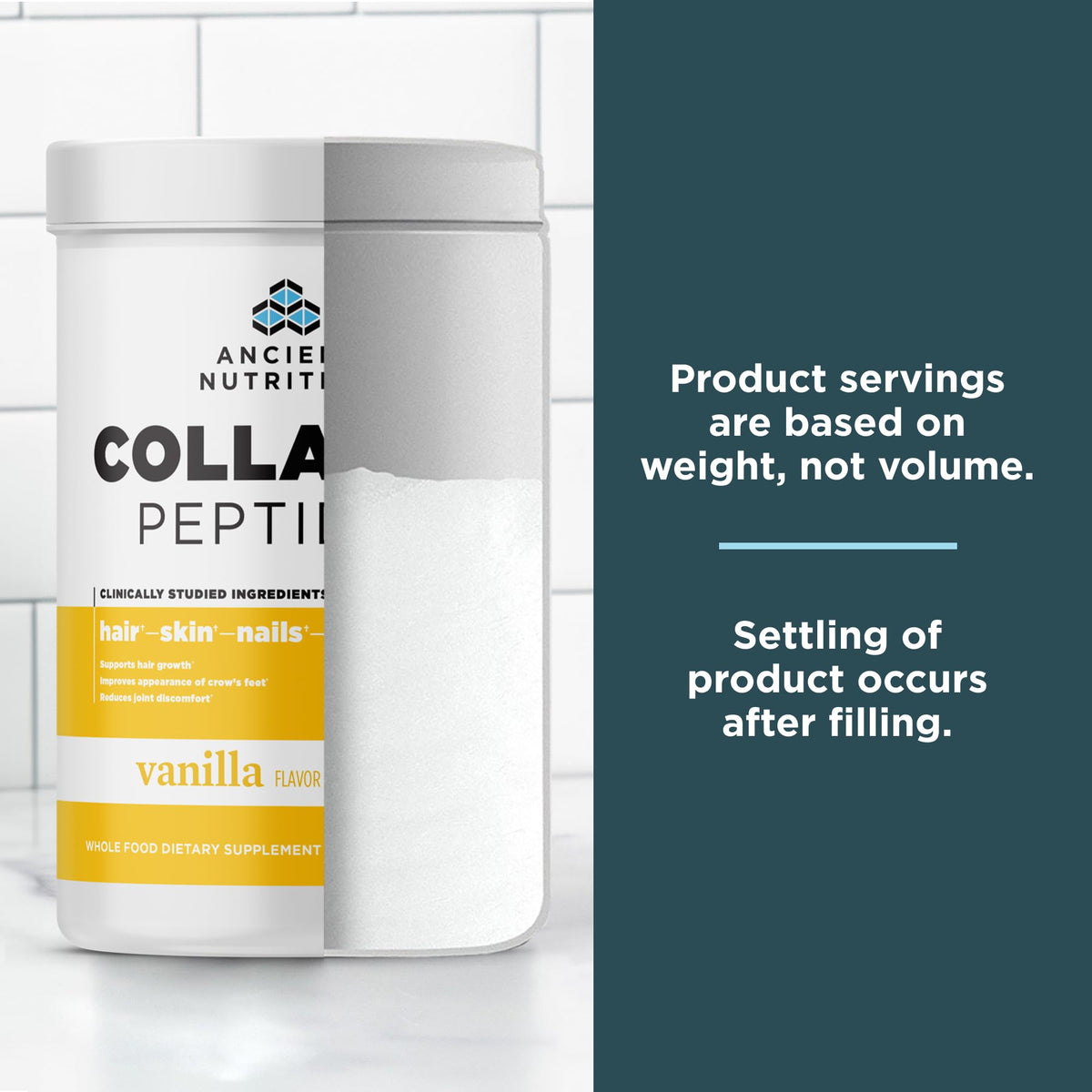 Hydrolyzed Collagen Peptides Powder Vanilla O1387