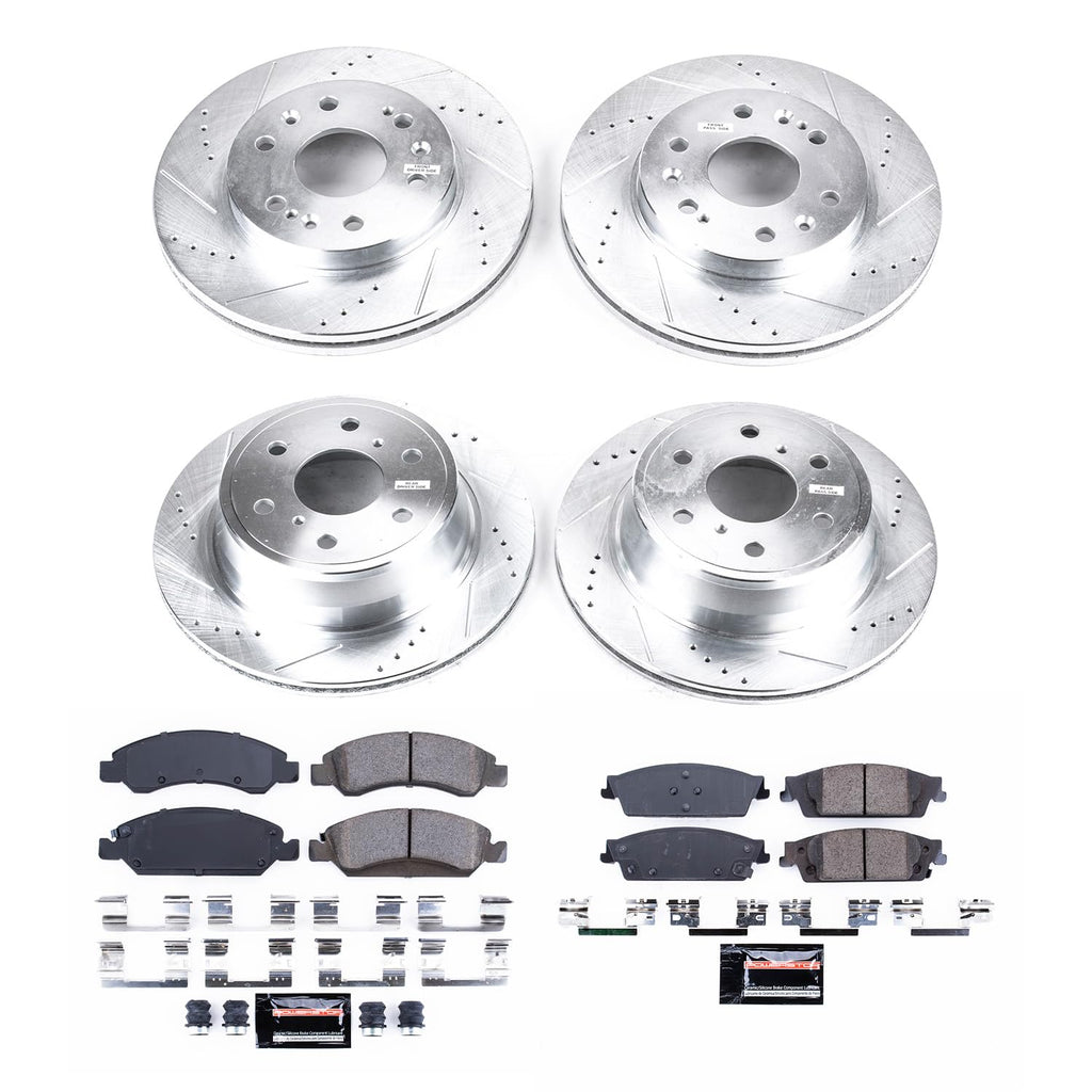 Brake Pad & Rotor Kit Front & Rear V774