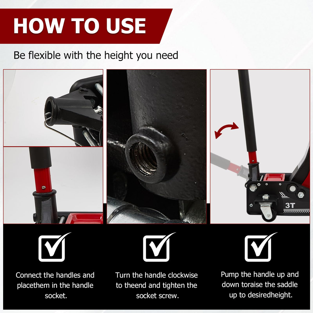 3 Ton Low Profile Steel Floor Jack G9599