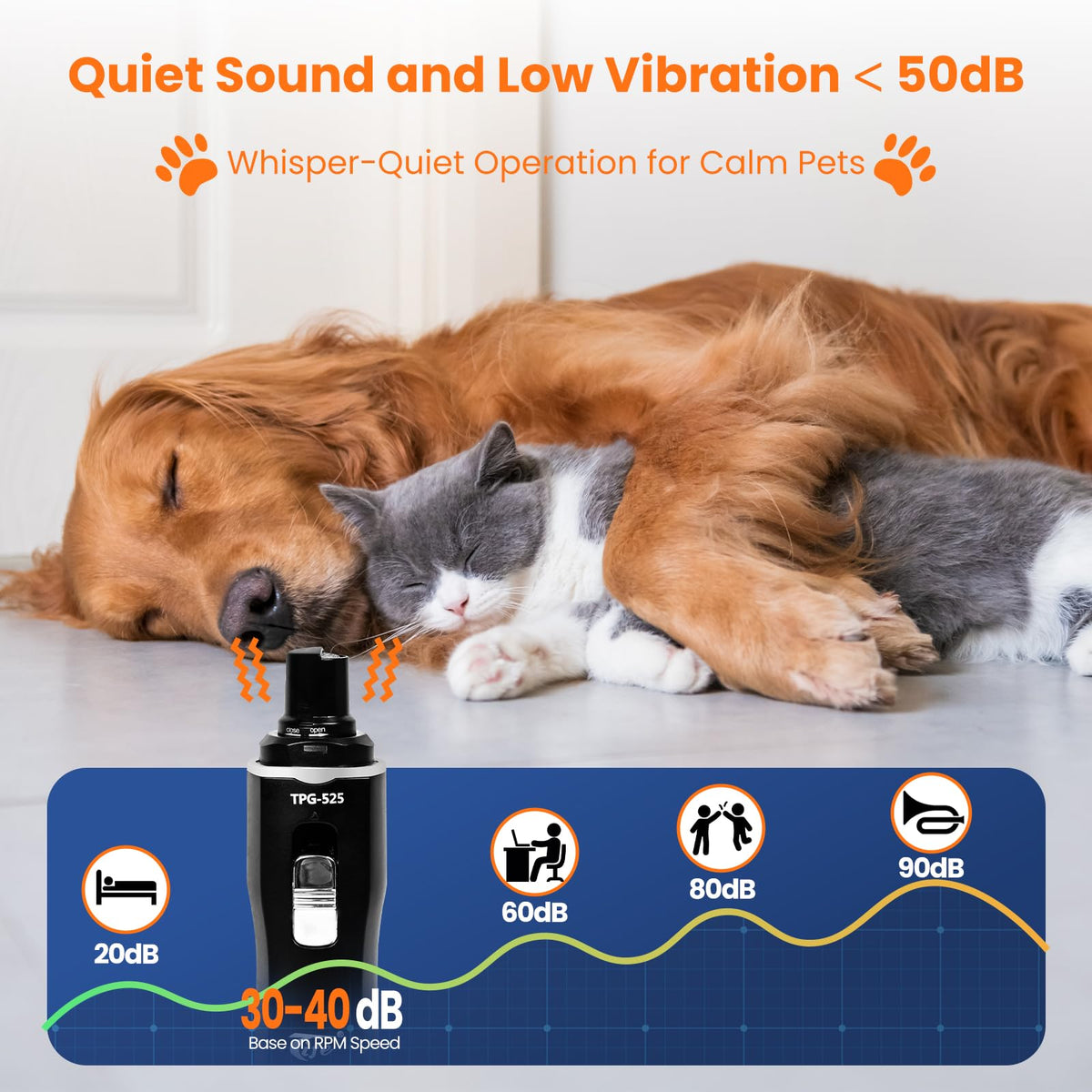 Rechargeable Electric Pet Nail Grinder Y8891