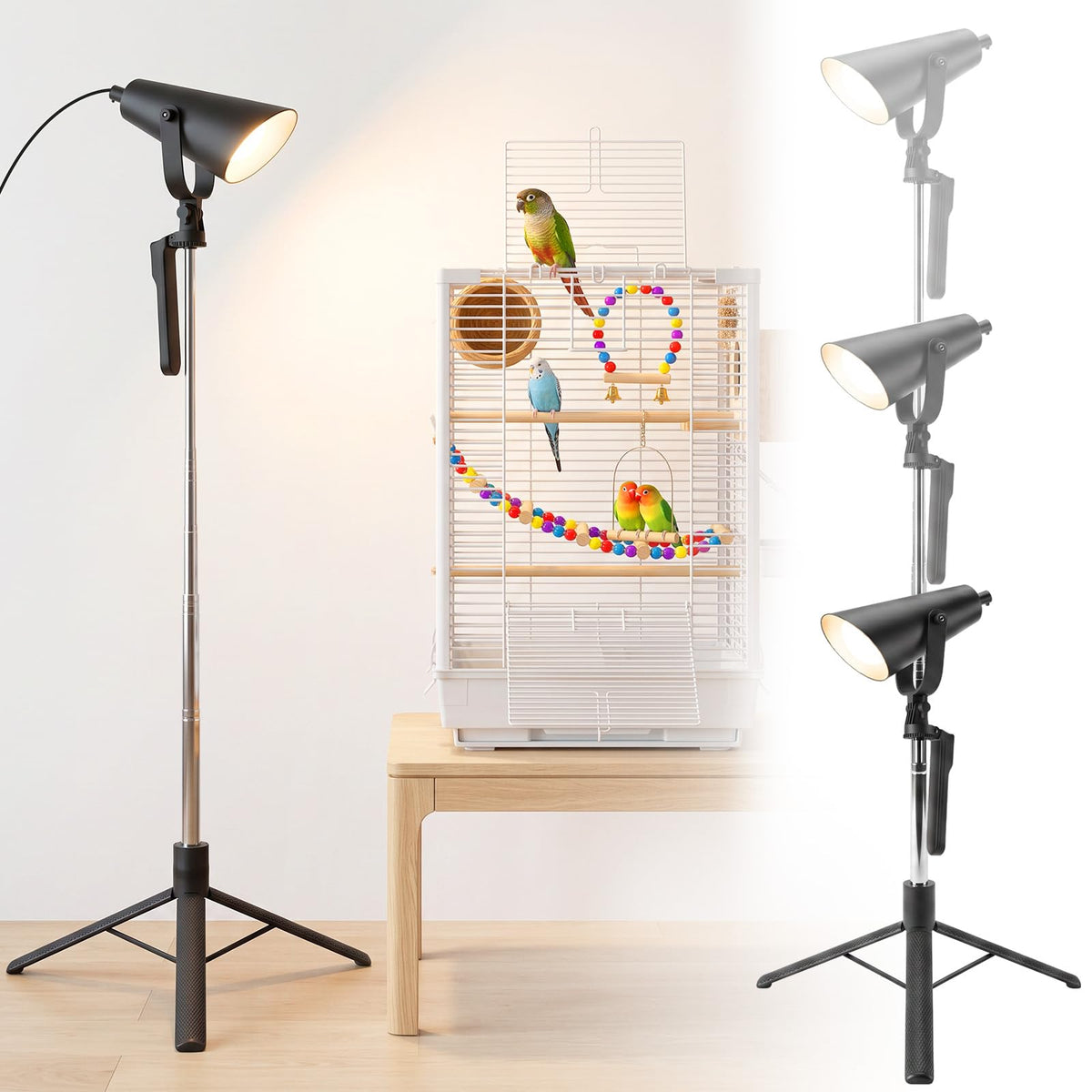 Bird Light with Adjustable Tripod Stand A984236