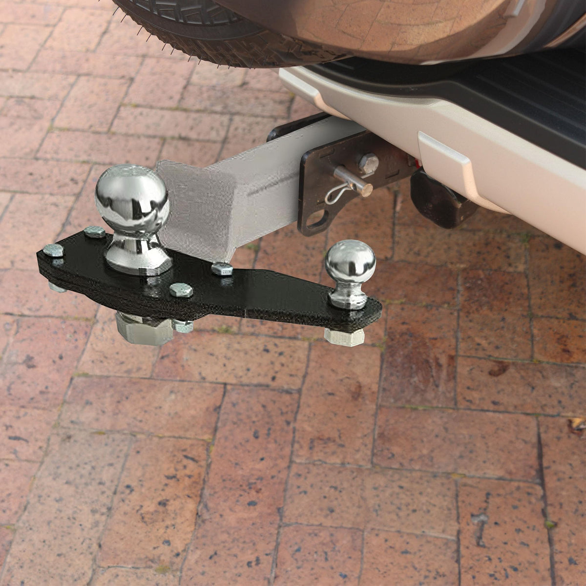 Powder Coated Steel Ball Mount Adapter F150