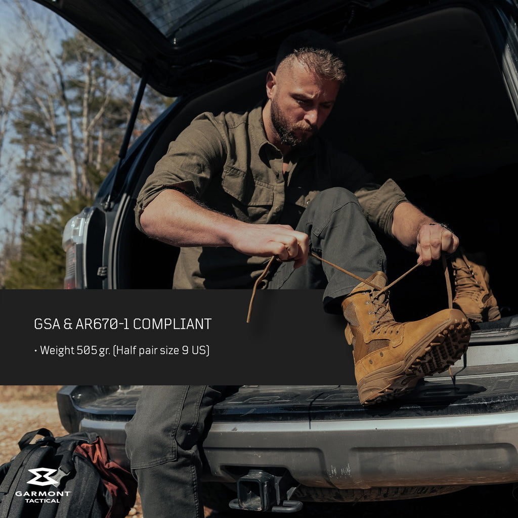 Coyote Suede Combat Boots K4419