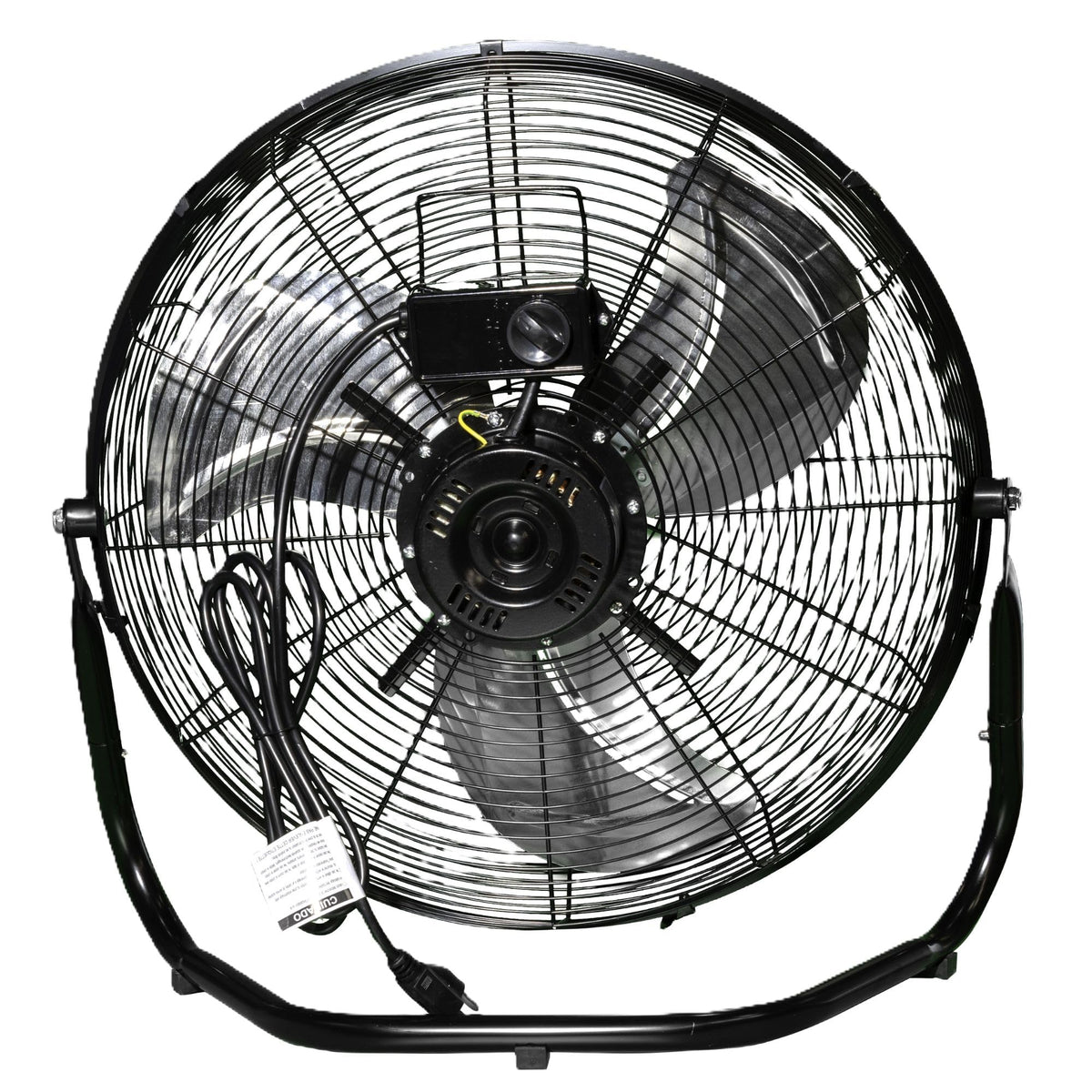 20 Inch 3 Speed Black High Velocity Fan N43959