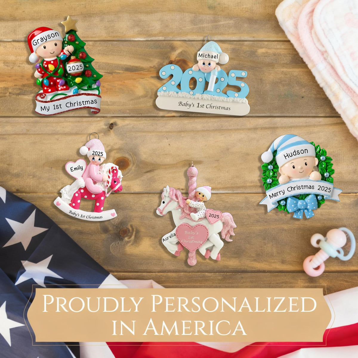 Baby's First Christmas Ornament 2026 U470466