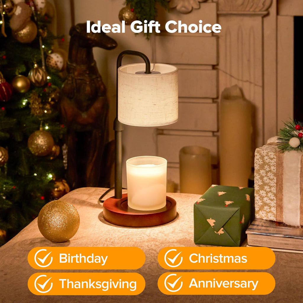 Dimmable Candle Warmer Lamp with Timer Y74495