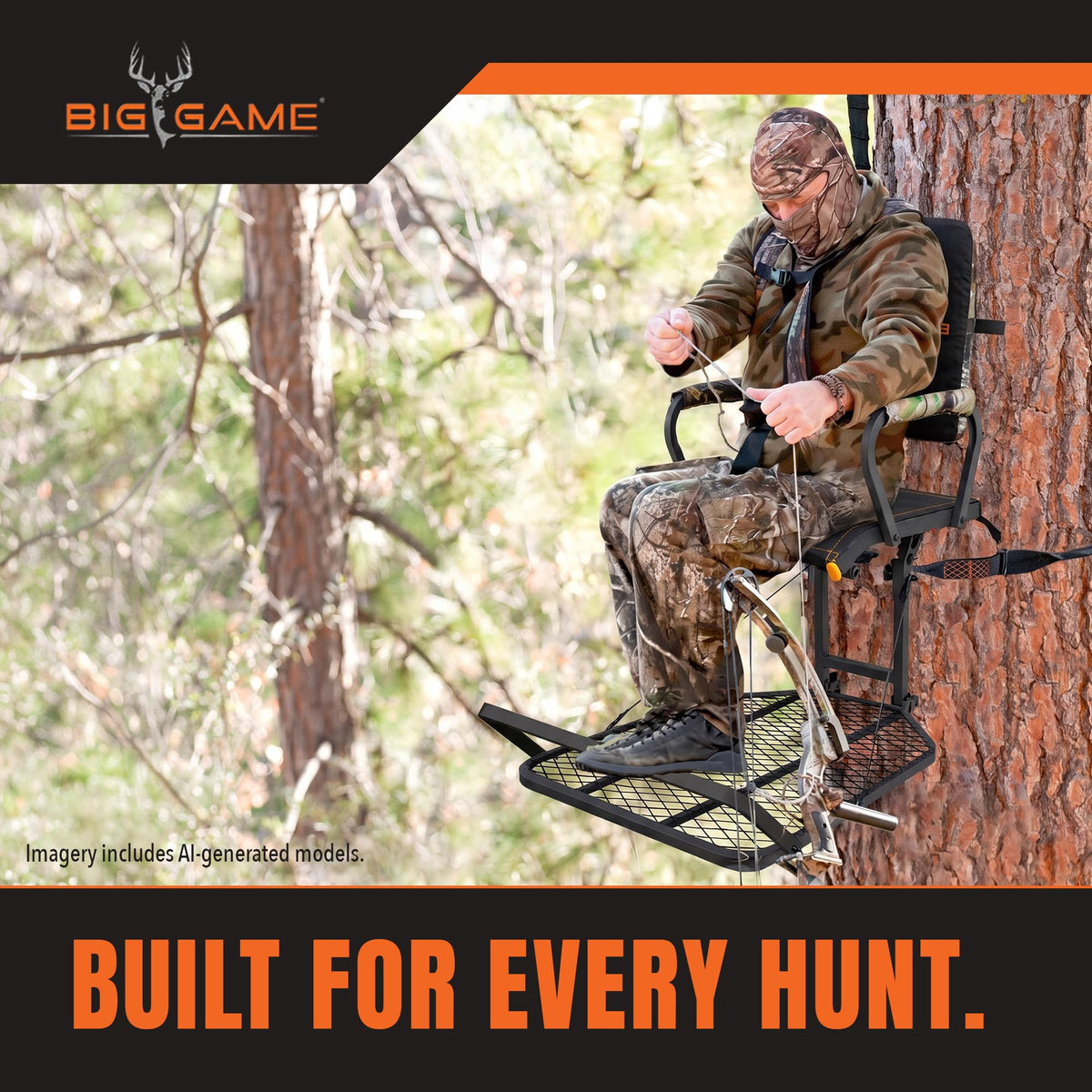 Lightweight Steel Treestand H581443