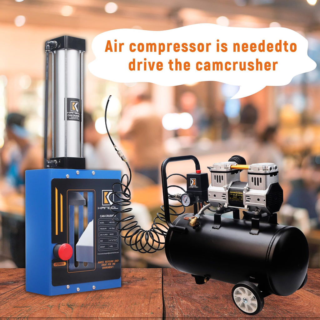 Pneumatic Air Powered Aluminum Can Crusher X770092