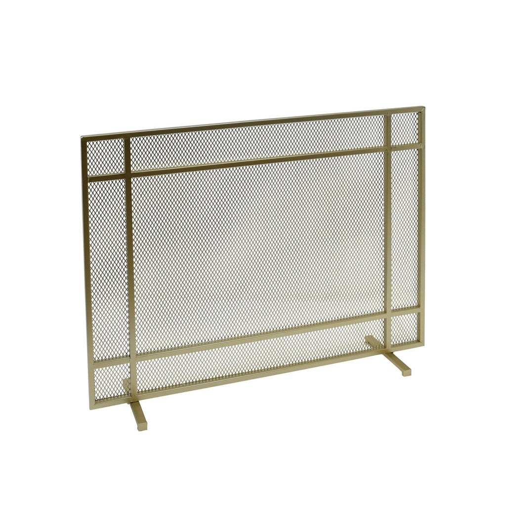 Black Metal Fireplace Screen R85940