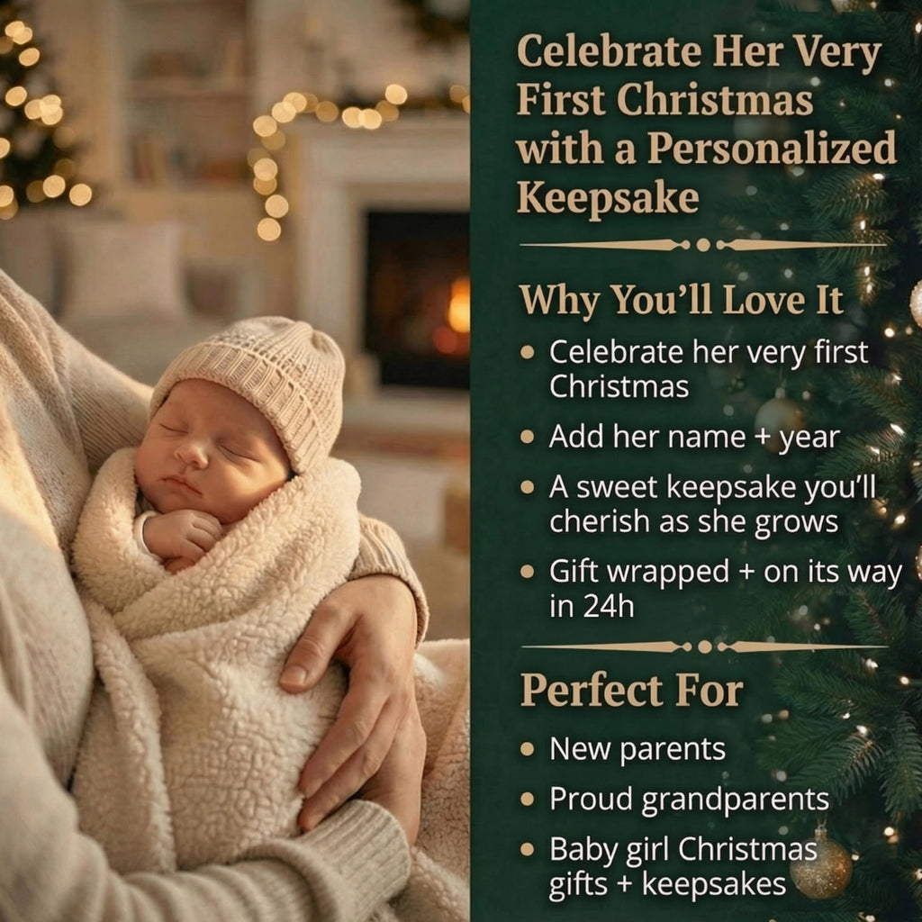Baby's First Christmas Ornament 2026 U470466