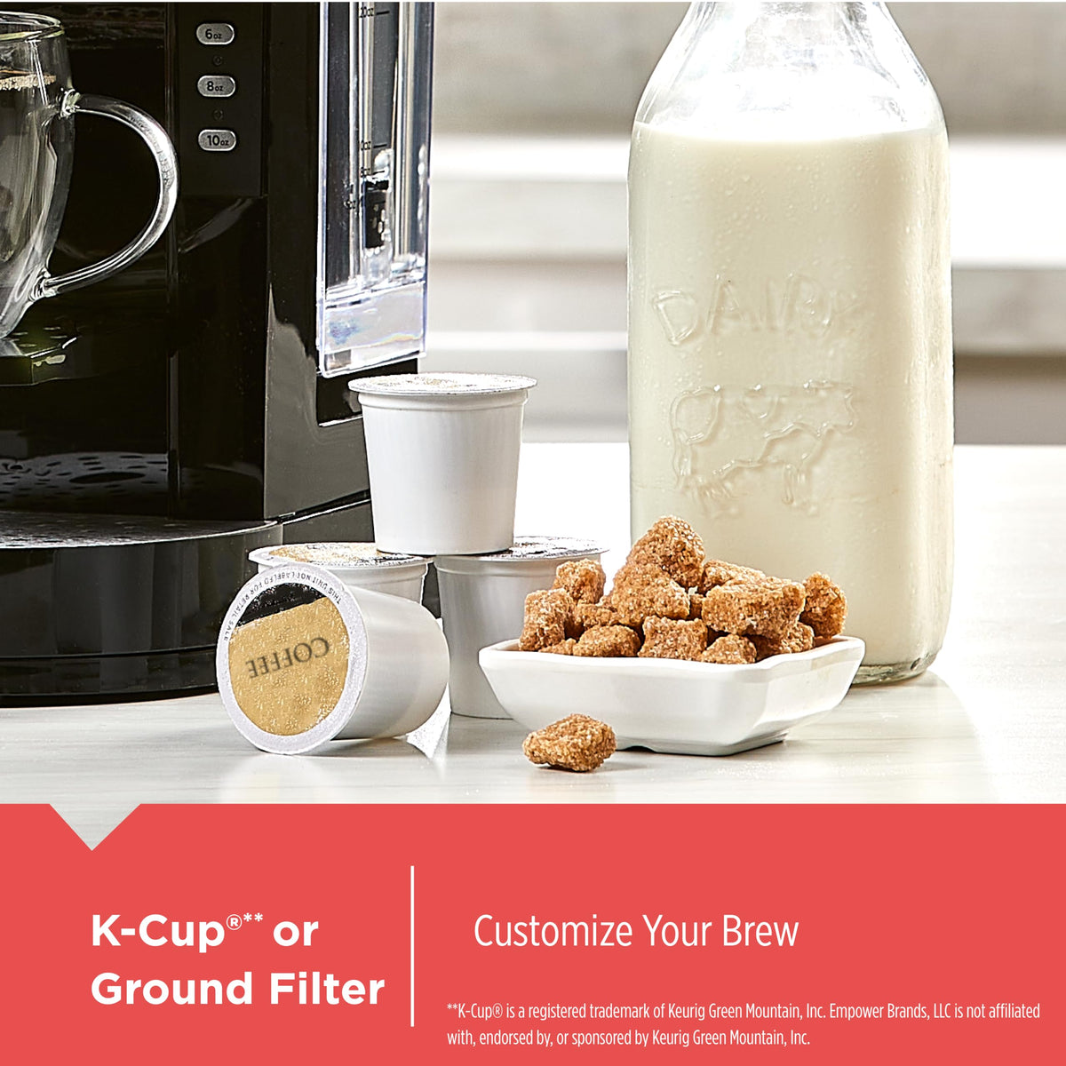 Single Serve K-Cup Brewer with 50oz Water Reservoir A217