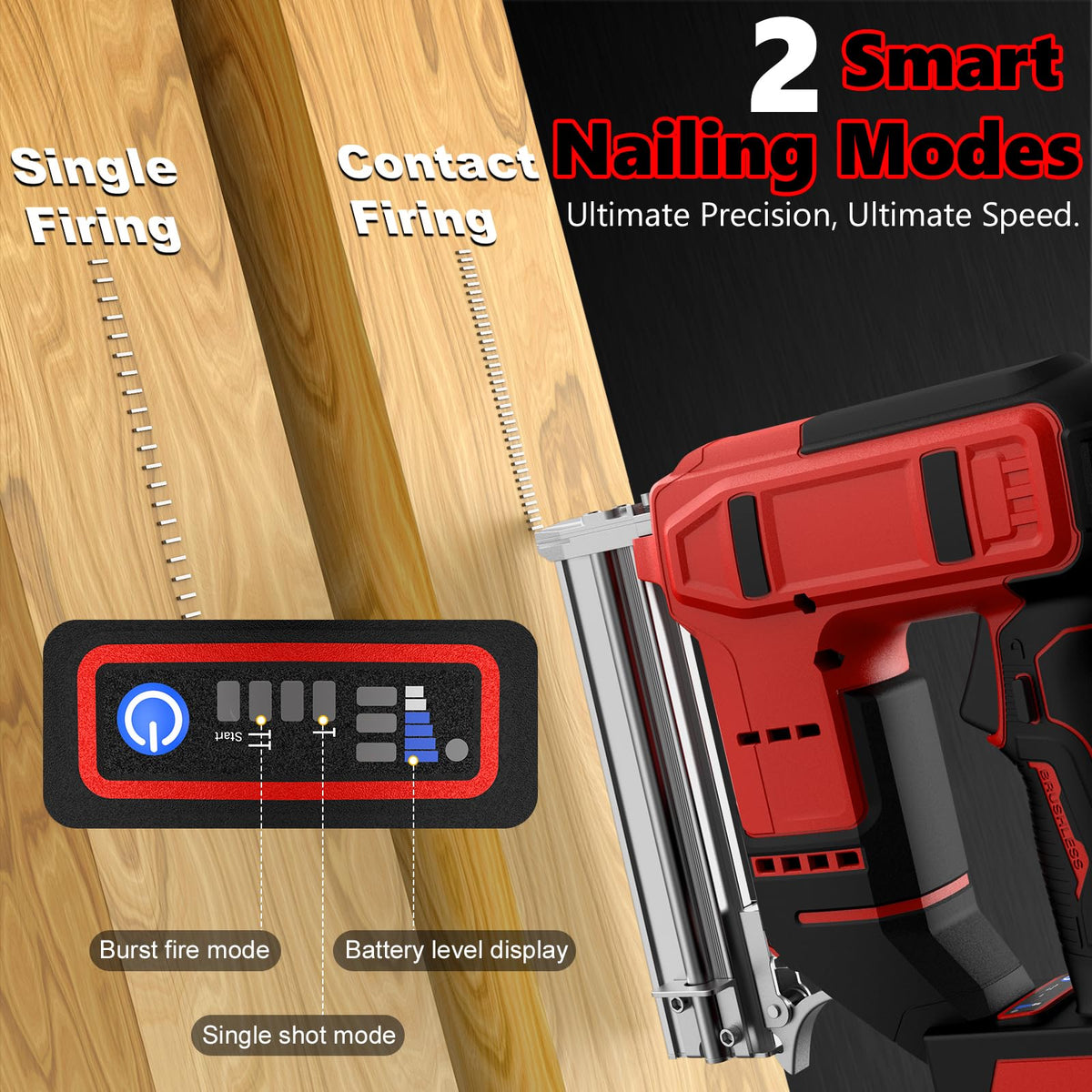 18 Gauge Cordless Brad Nailer & Staple Gun W73181