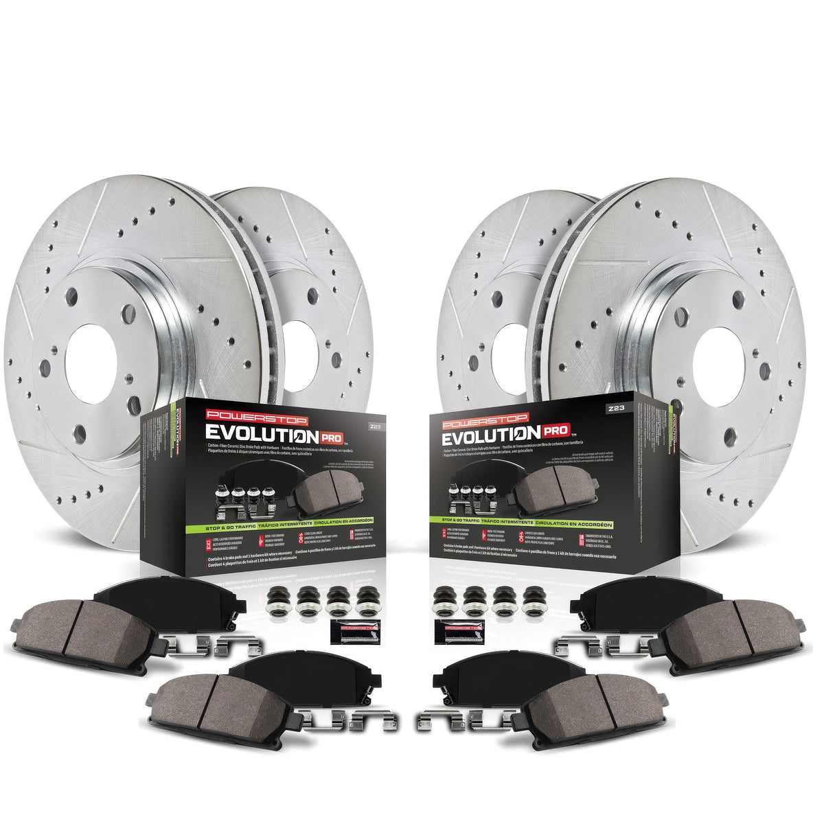 Brake Pad & Rotor Kit Front & Rear V774