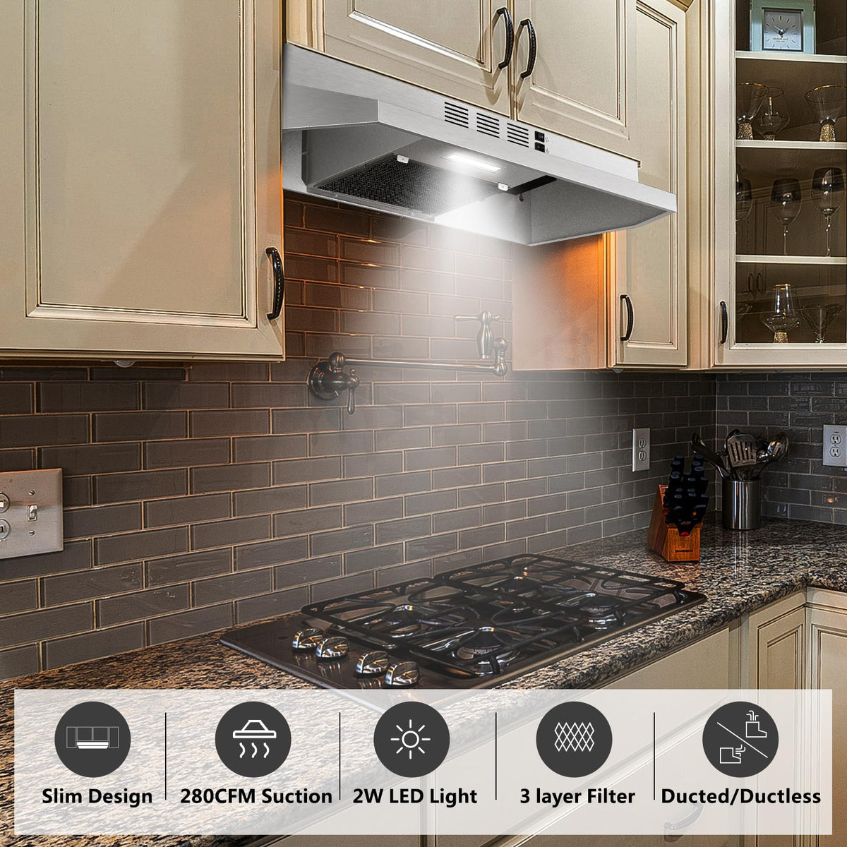 30 inch Under Cabinet Stainless Steel Range Hood J531514