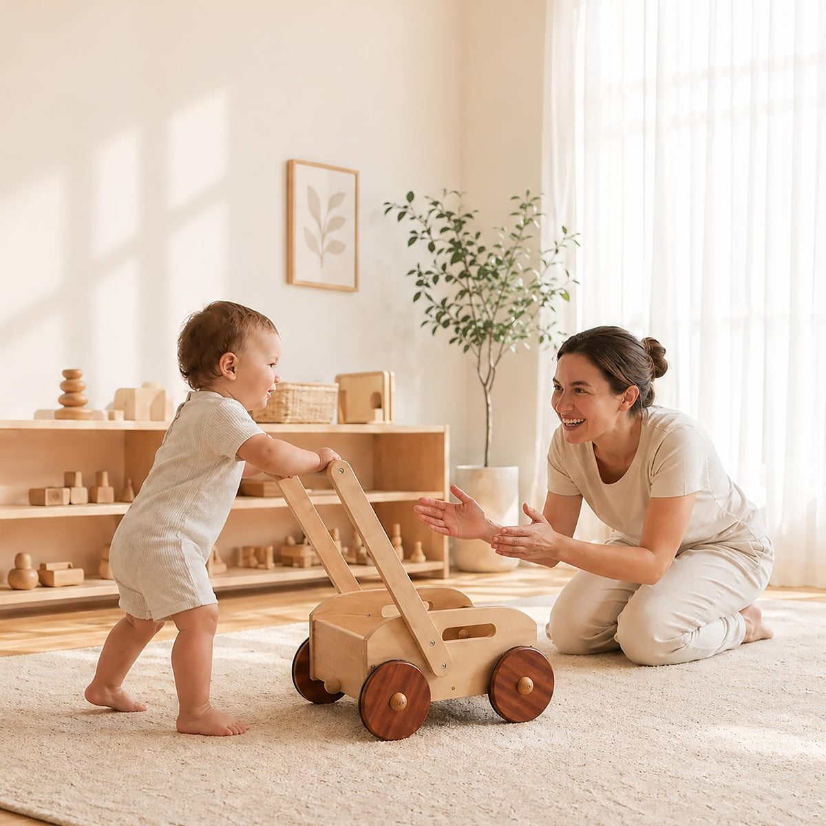 Wooden Baby Walker R48309