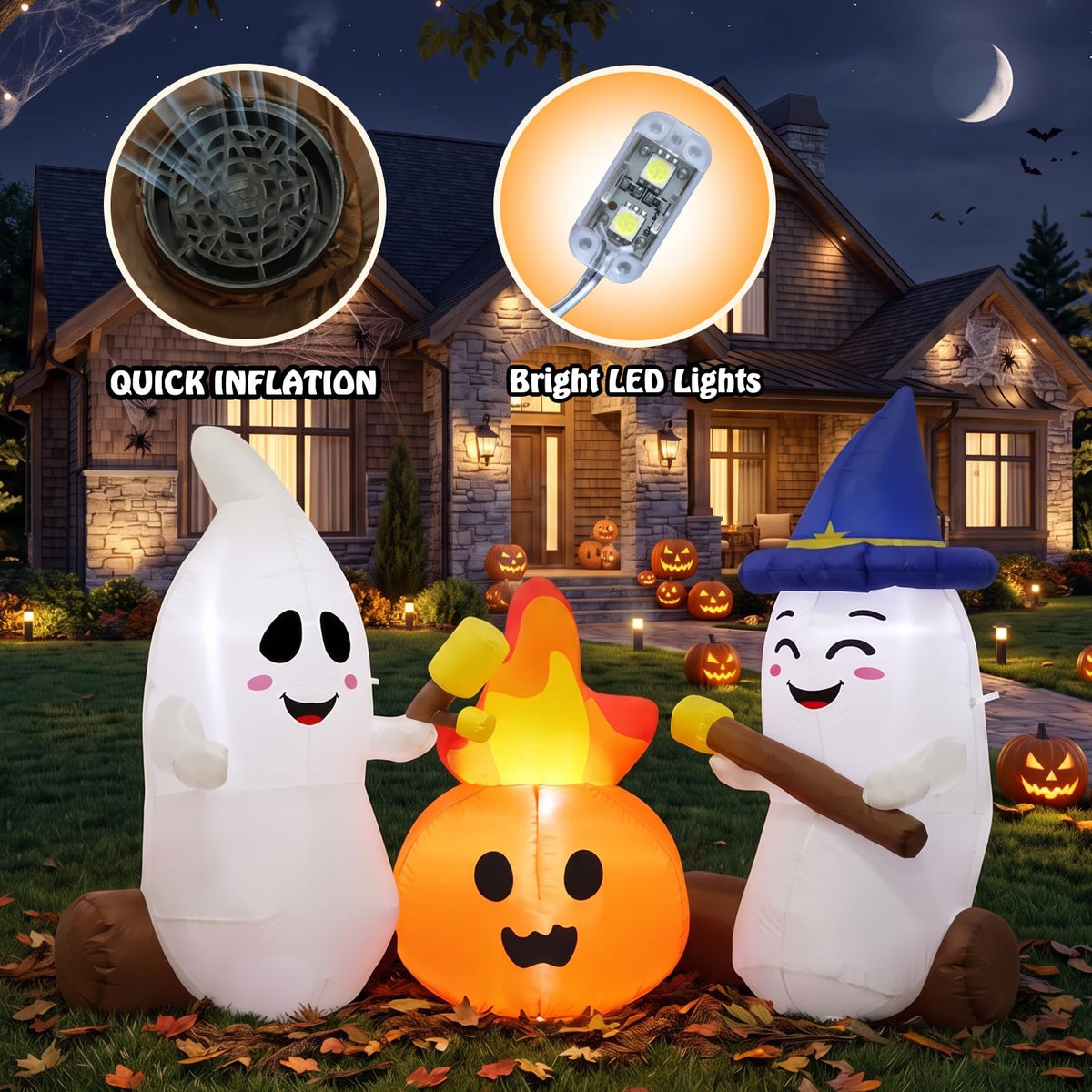 Halloween Inflatables Ghosts Outdoor Yard Decorations L423
