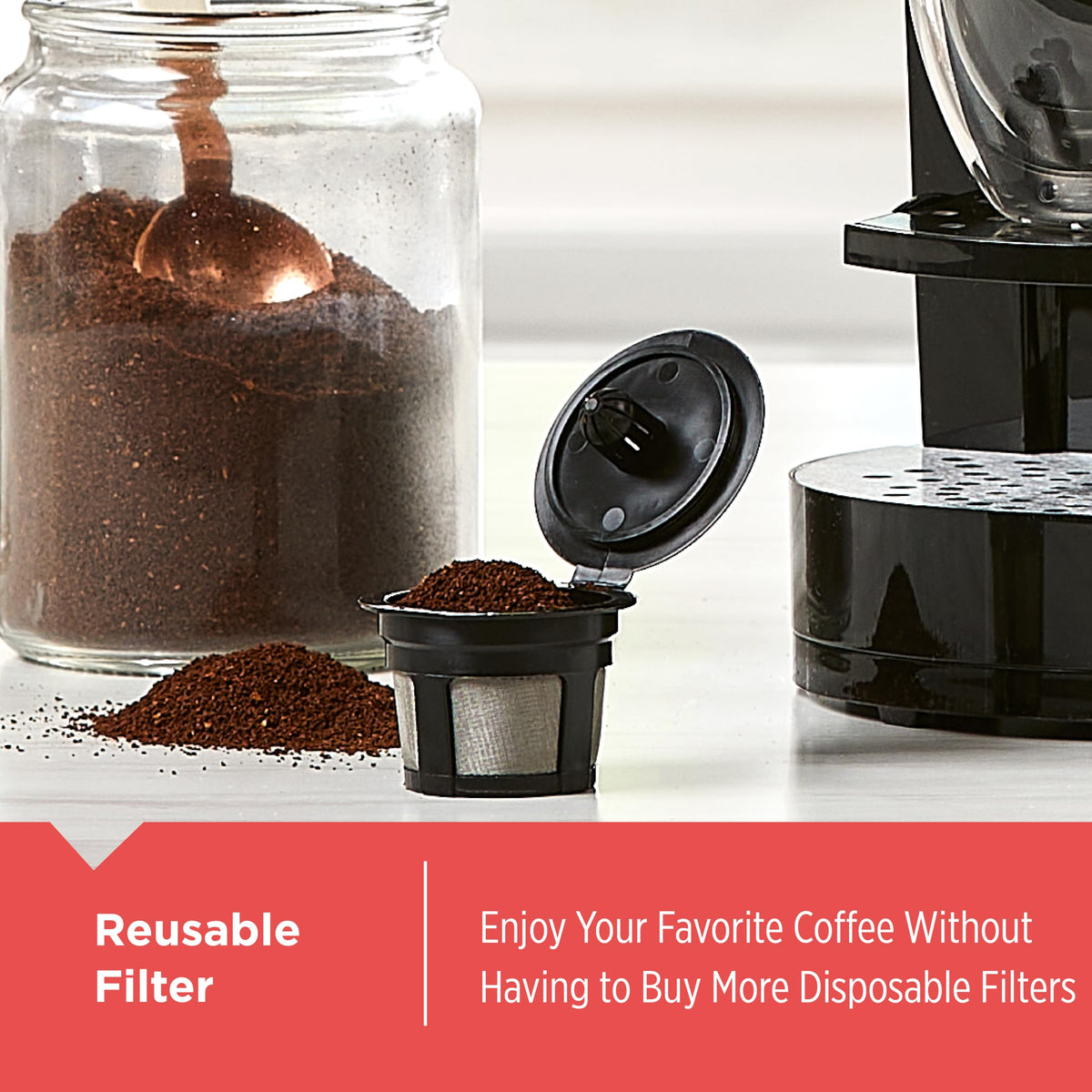 Single Serve K-Cup Brewer with 50oz Water Reservoir A217
