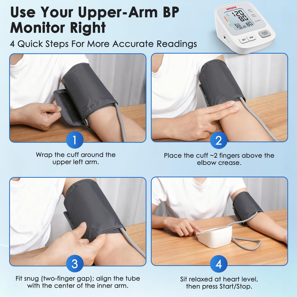 Blood Pressure Monitor with Adjustable 9-17in Cuff C374898