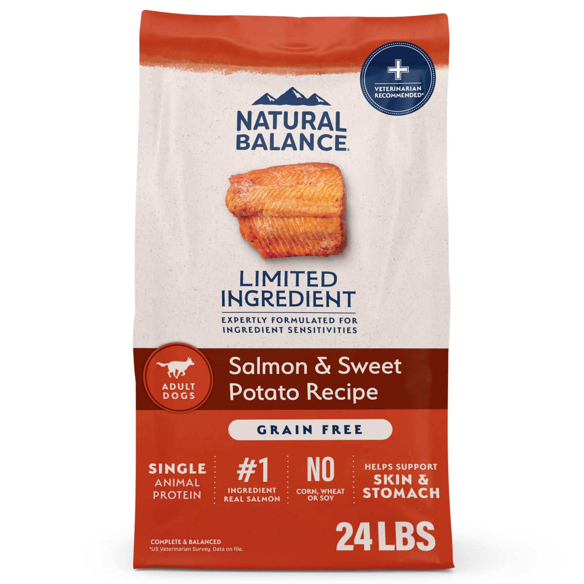Salmon & Sweet Potato Dog Food 24 lb J35020
