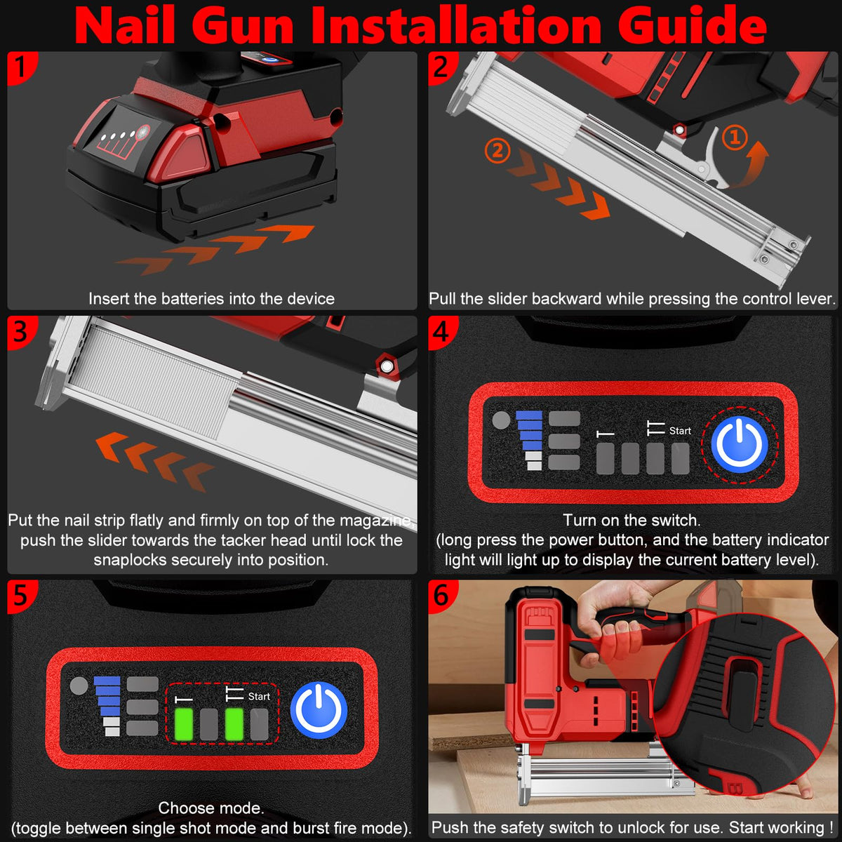 18 Gauge Cordless Brad Nailer & Staple Gun W73181