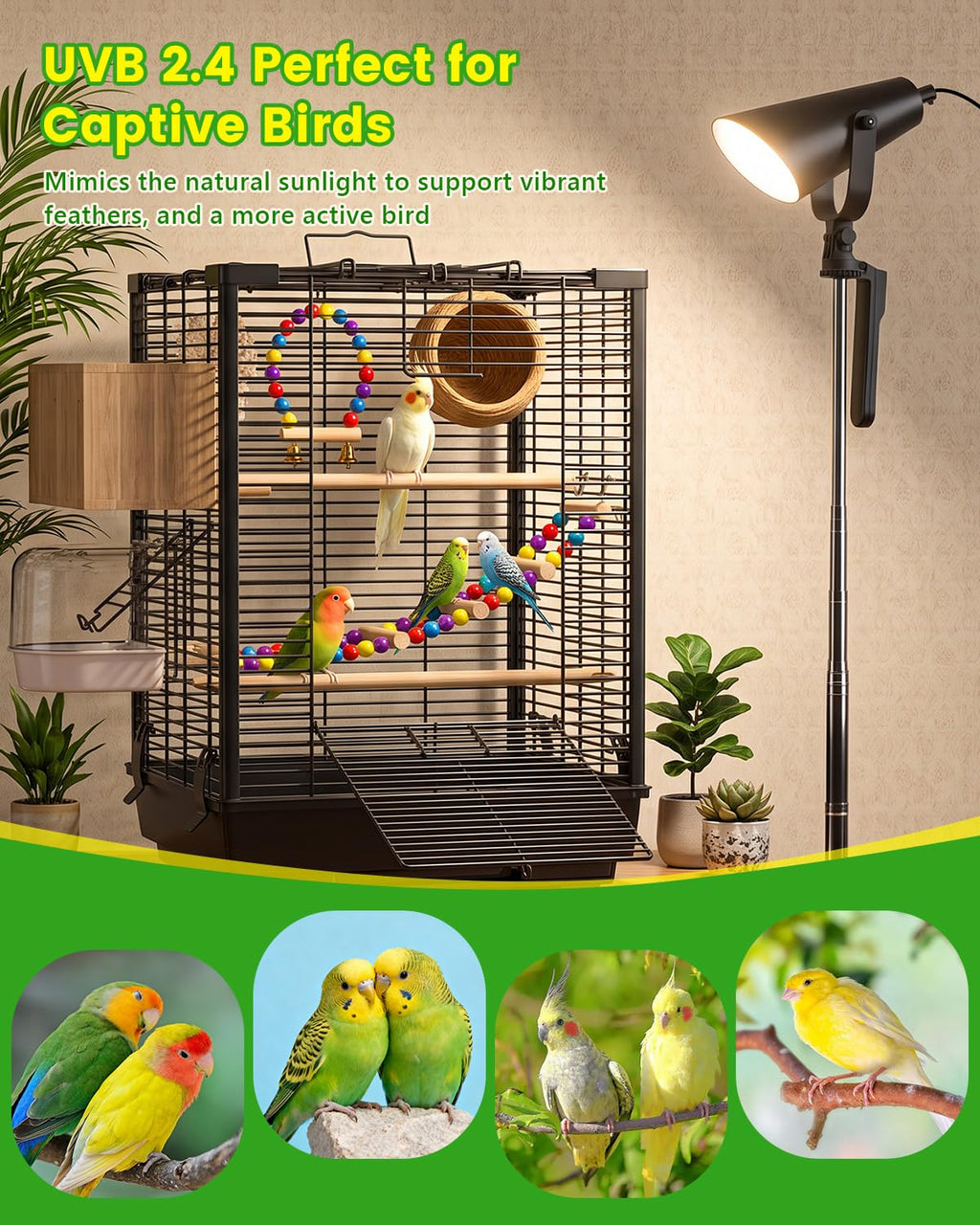 Bird Light with Adjustable Tripod Stand A984236