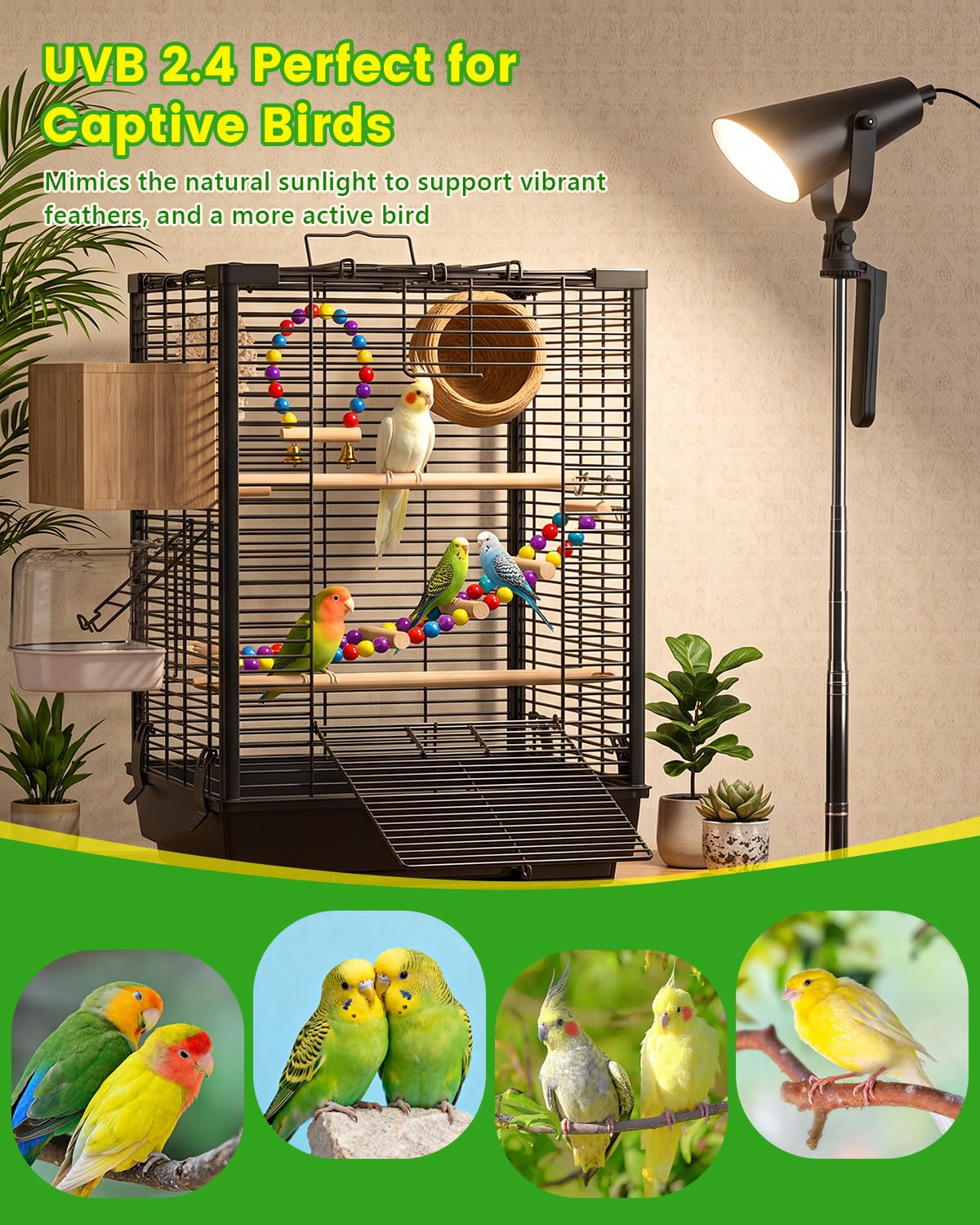 Bird Light with Adjustable Tripod Stand A984236