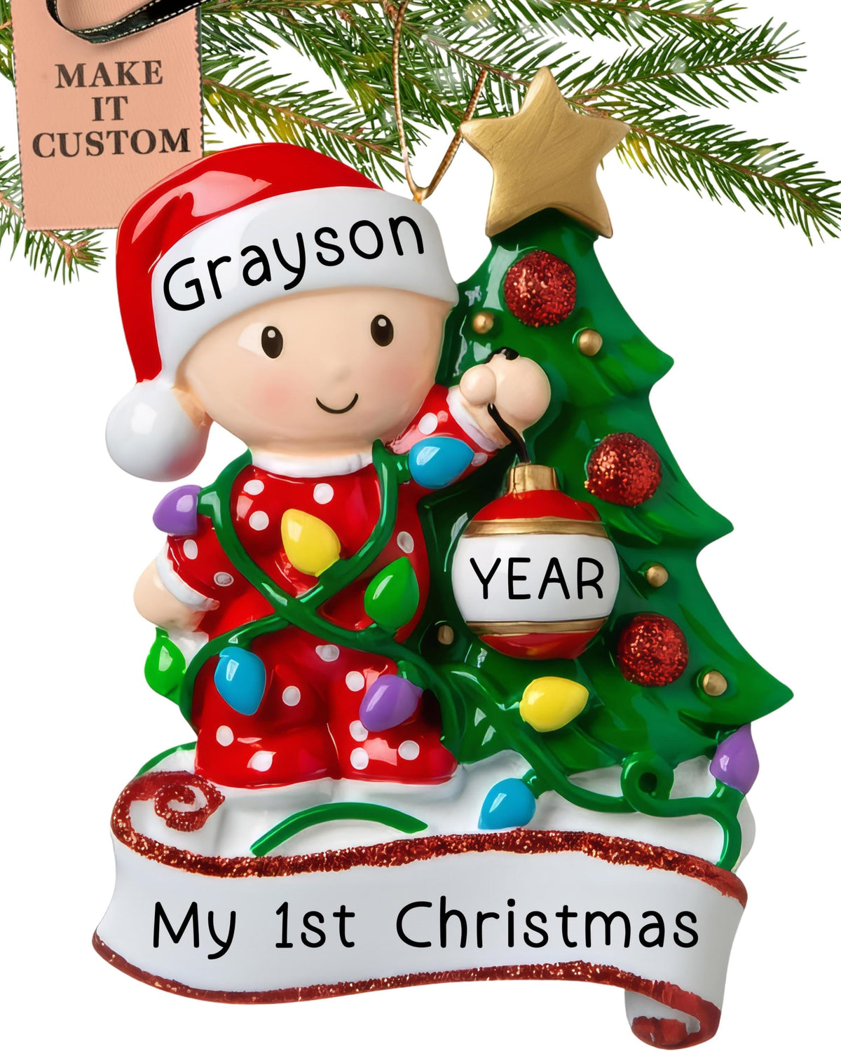 Baby's First Christmas Ornament 2026 U470466