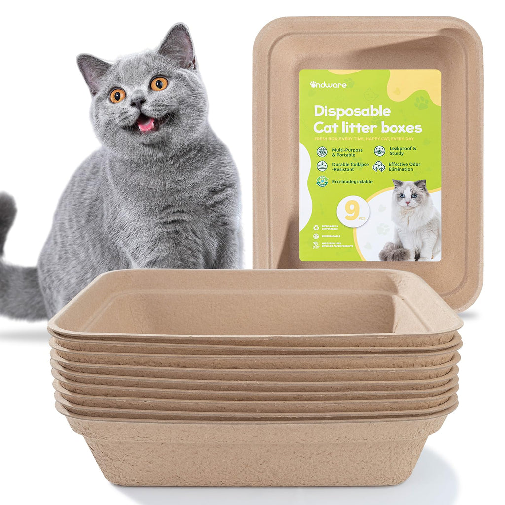 Disposable Cat Litter Box 9-Pack M628668