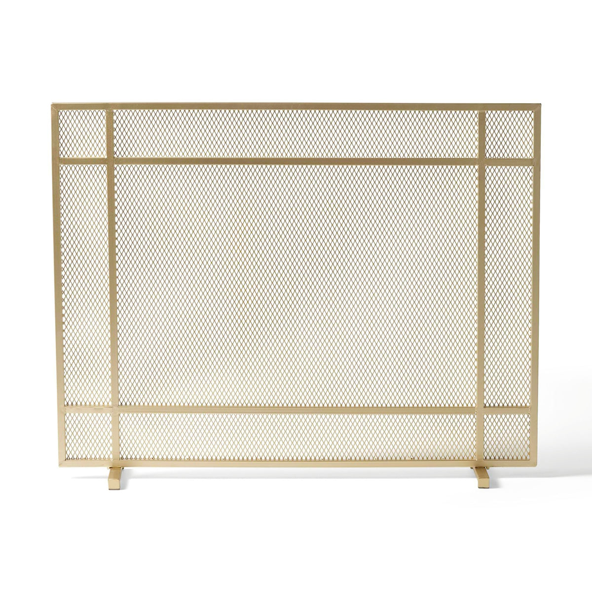 Black Metal Fireplace Screen R85940