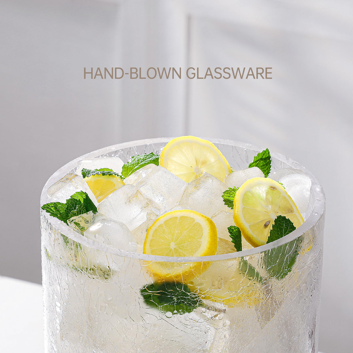 2 Gallon Glass Drink Dispenser with Stand E14534