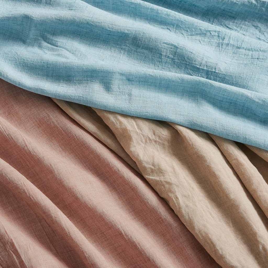 Blush Pink Sheer Cotton Linen Curtains 2 Panels E202688